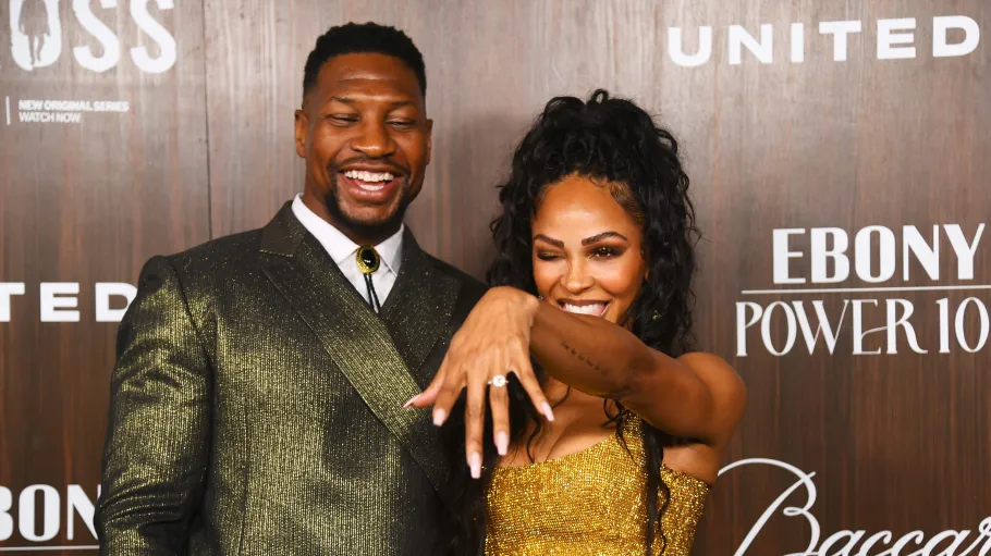 Jonathan Majors and Meagan Good